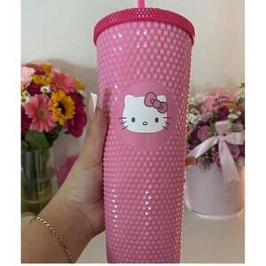 Hello Kitty Studded Pink Tumbler